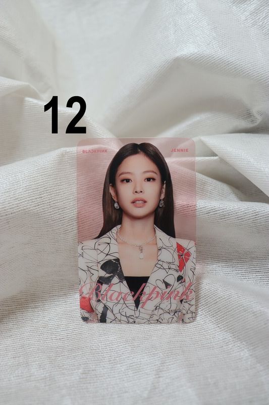 Photocards transparentes BLACKPINK – Collection unique pour les fans de K-Pop
