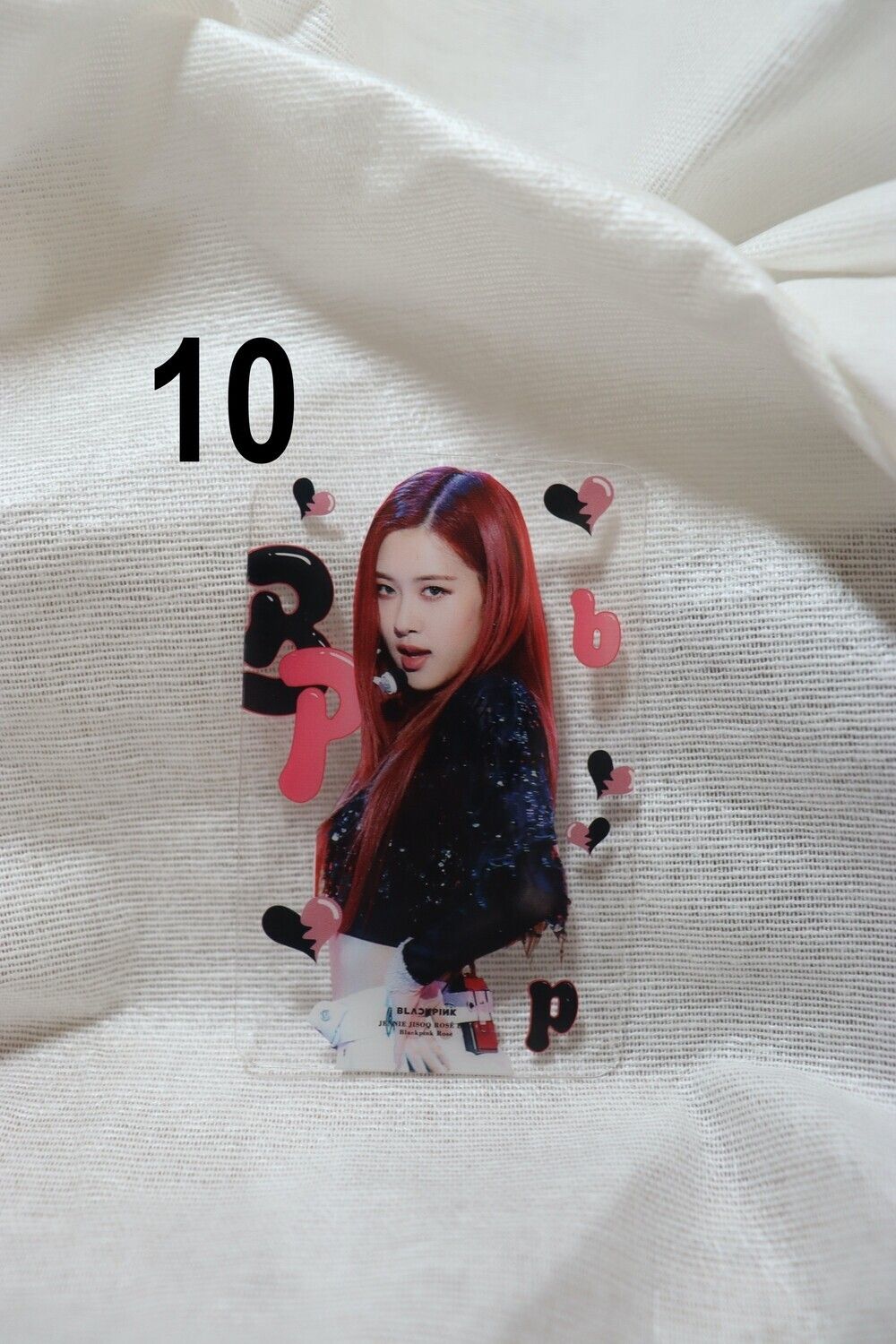 Photocards transparentes BLACKPINK – Collection unique pour les fans de K-Pop