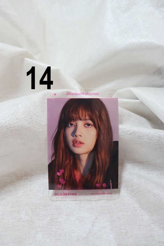 Photocards transparentes BLACKPINK – Collection unique pour les fans de K-Pop