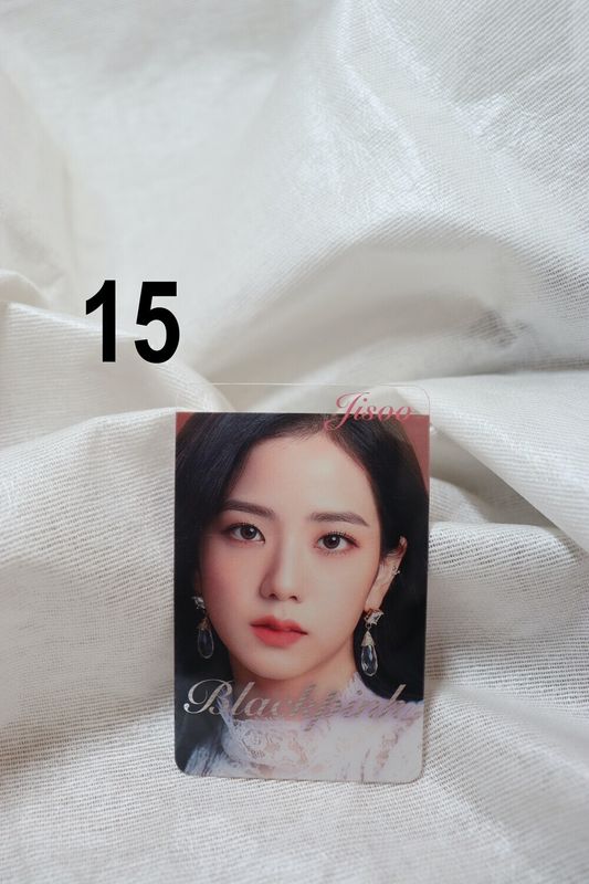 Photocards transparentes BLACKPINK – Collection unique pour les fans de K-Pop