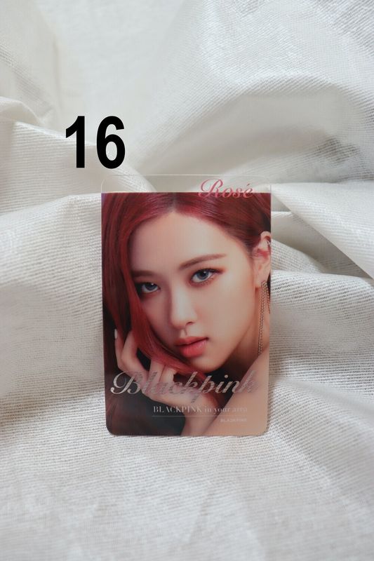 Photocards transparentes BLACKPINK – Collection unique pour les fans de K-Pop