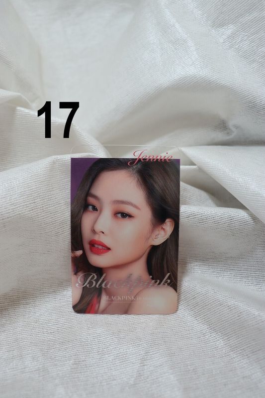 Photocards transparentes BLACKPINK – Collection unique pour les fans de K-Pop