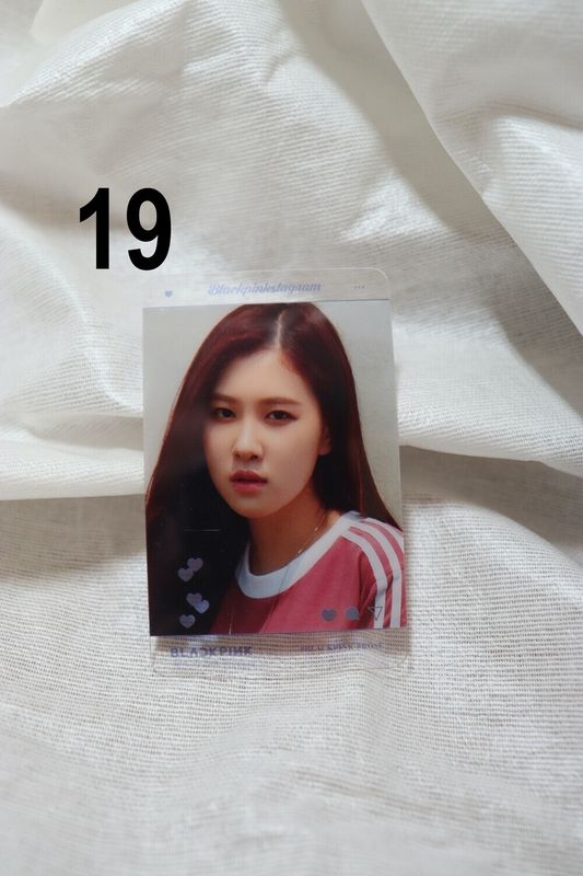 Photocards transparentes BLACKPINK – Collection unique pour les fans de K-Pop