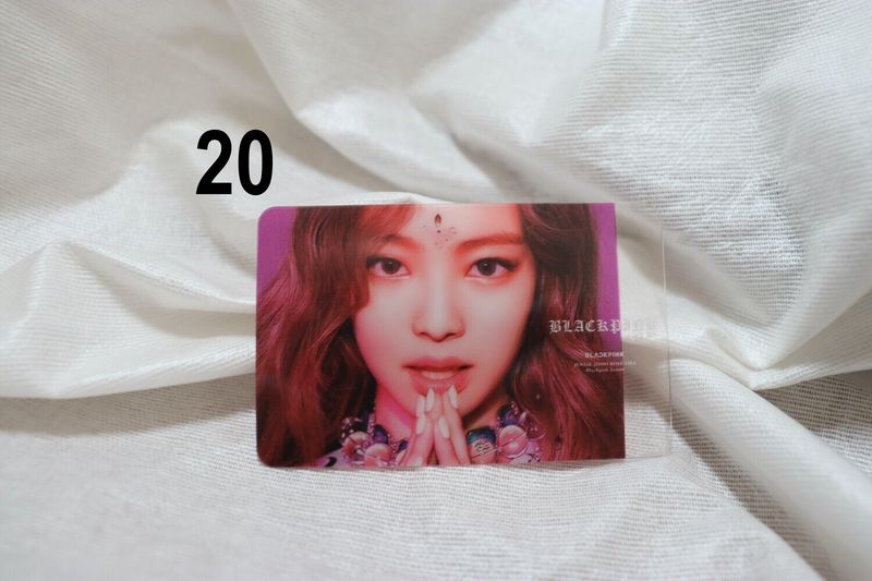 Photocards transparentes BLACKPINK – Collection unique pour les fans de K-Pop