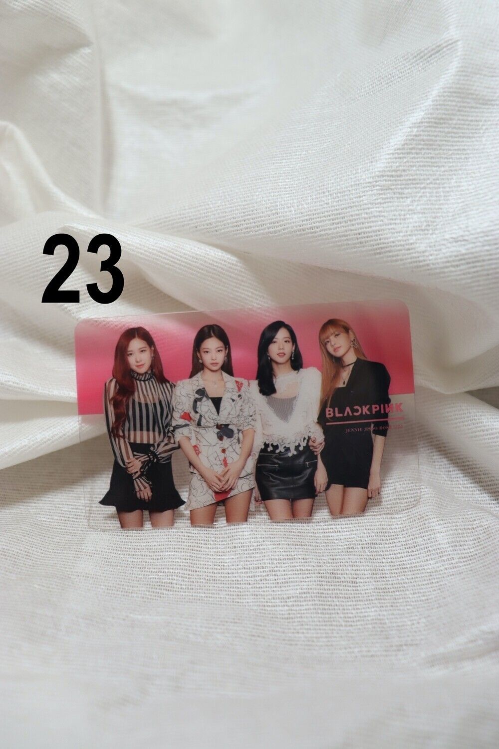 Photocards transparentes BLACKPINK – Collection unique pour les fans de K-Pop
