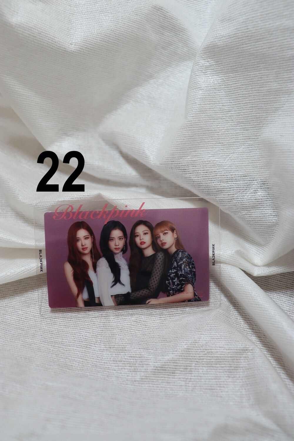 Photocards transparentes BLACKPINK – Collection unique pour les fans de K-Pop
