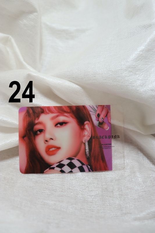 Photocards transparentes BLACKPINK – Collection unique pour les fans de K-Pop