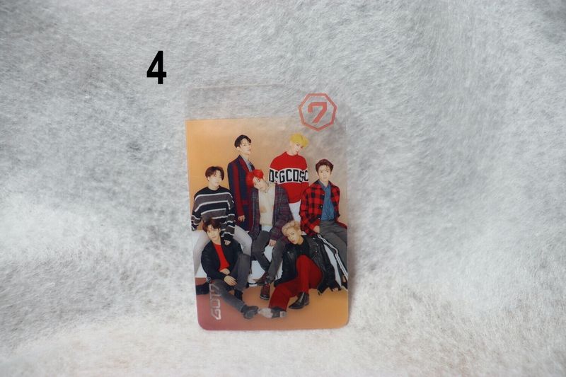 Photocards transparentes GOT7 – Collection unique pour les fans de K-pop