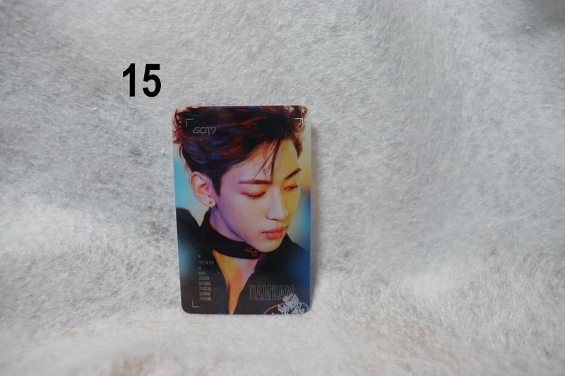 Photocards transparentes GOT7 – Collection unique pour les fans de K-pop