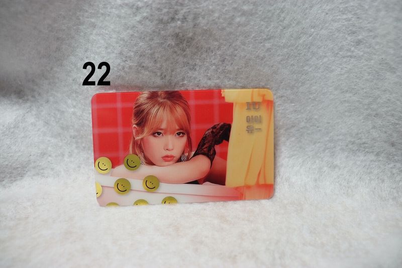 Photocards transparentes IU (Lee Ji-eun) – Collection incontournable pour les UAENAs