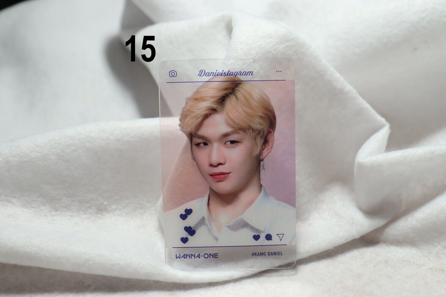 Photocards transparentes Kang Daniel – Collection incontournable pour les DANITY
