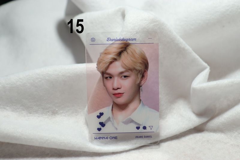 Photocards transparentes Kang Daniel – Collection incontournable pour les DANITY