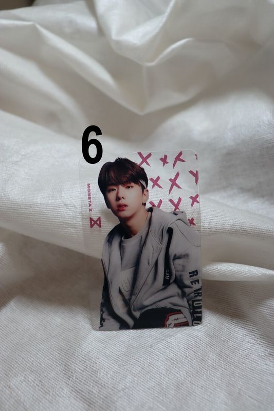Photocards transparentes Monsta X – Collection incontournable pour les MONBEBE