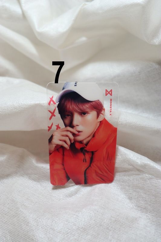 Photocards transparentes Monsta X – Collection incontournable pour les MONBEBE