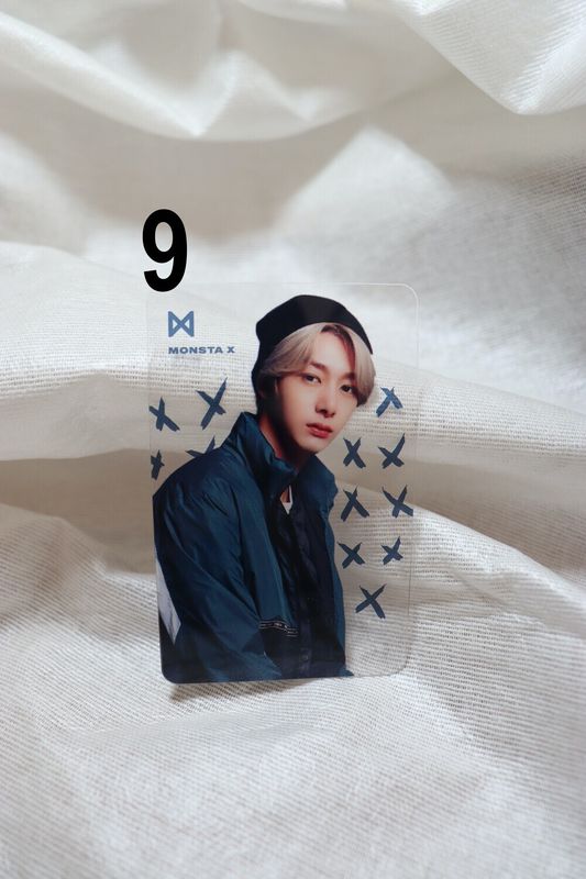 Photocards transparentes Monsta X – Collection incontournable pour les MONBEBE