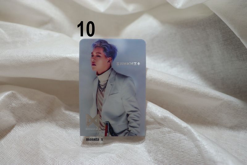 Photocards transparentes Monsta X – Collection incontournable pour les MONBEBE
