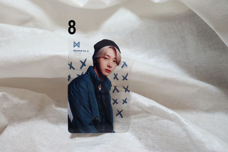Photocards transparentes Monsta X – Collection incontournable pour les MONBEBE