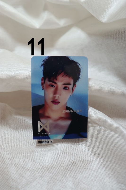 Photocards transparentes Monsta X – Collection incontournable pour les MONBEBE
