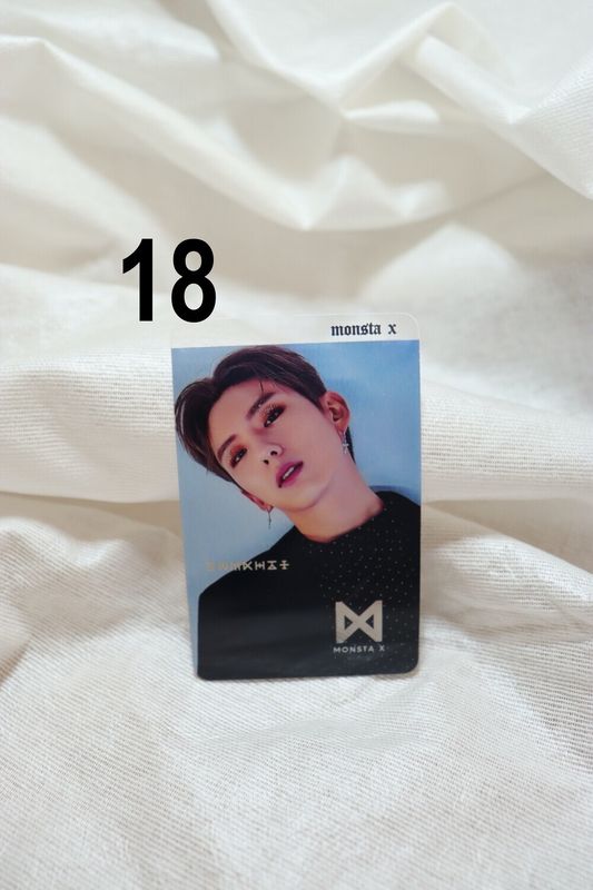 Photocards transparentes Monsta X – Collection incontournable pour les MONBEBE