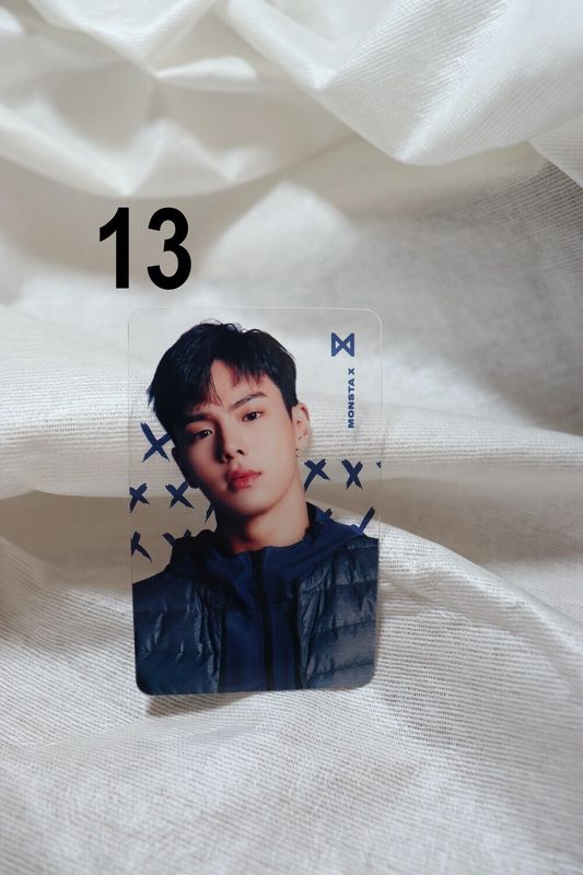 Photocards transparentes Monsta X – Collection incontournable pour les MONBEBE