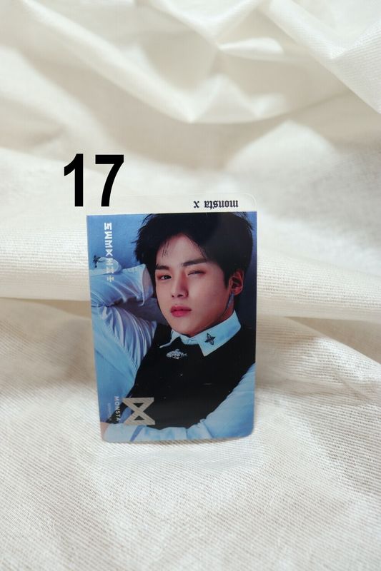 Photocards transparentes Monsta X – Collection incontournable pour les MONBEBE