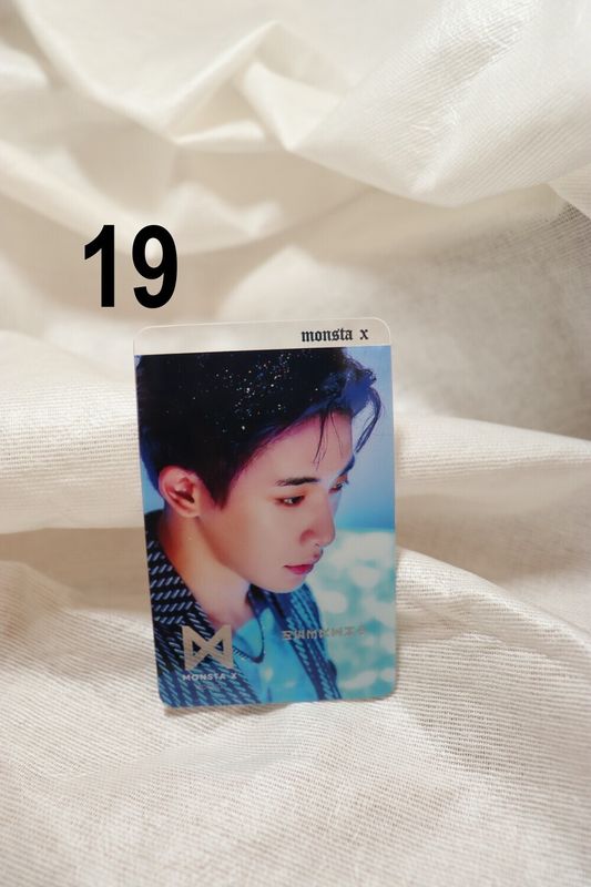 Photocards transparentes Monsta X – Collection incontournable pour les MONBEBE