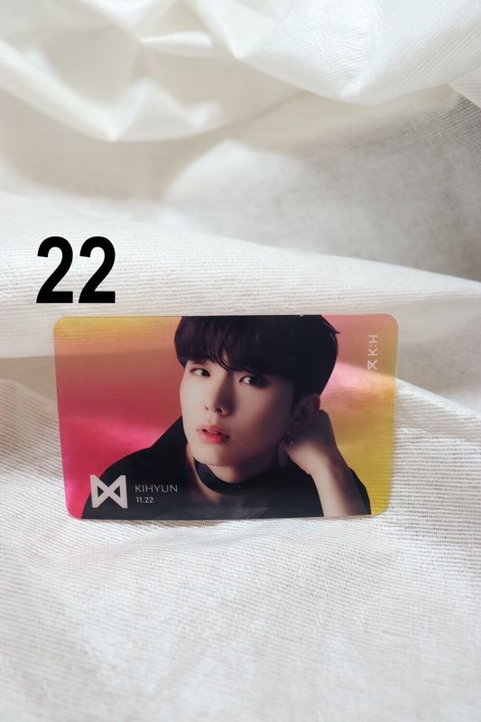 Photocards transparentes Monsta X – Collection incontournable pour les MONBEBE
