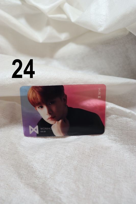 Photocards transparentes Monsta X – Collection incontournable pour les MONBEBE