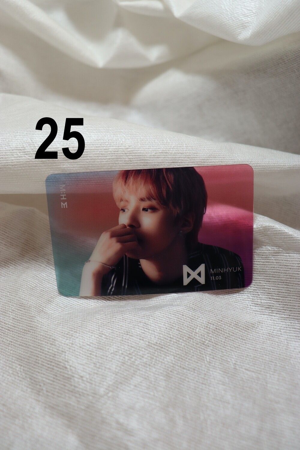 Photocards transparentes Monsta X – Collection incontournable pour les MONBEBE