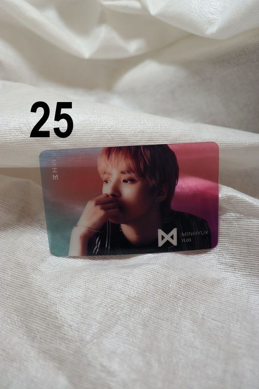 Photocards transparentes Monsta X – Collection incontournable pour les MONBEBE
