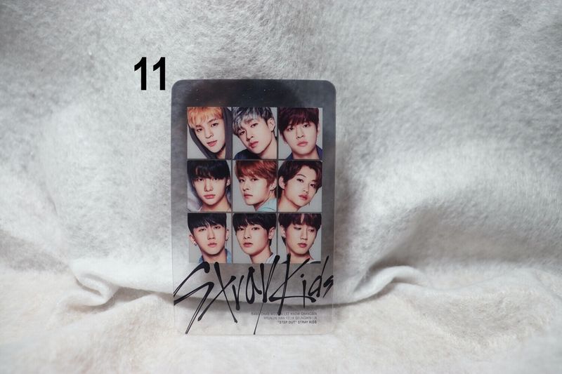 Cartes transparentes Stray Kids Série 1 – Collection incontournable pour les STAY