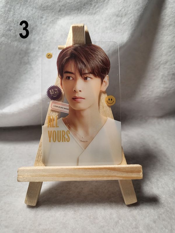 Cartes transparentes Cha Eun-Woo – Un indispensable pour les fans de K-Drama et K-Pop