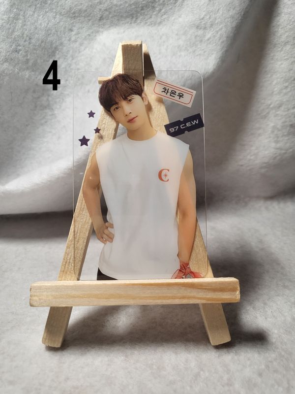 Cartes transparentes Cha Eun-Woo – Un indispensable pour les fans de K-Drama et K-Pop