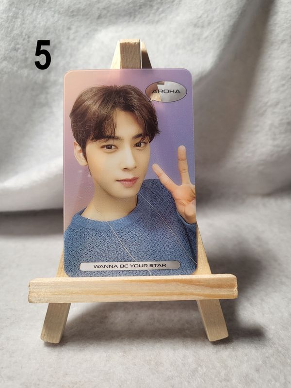 Cartes transparentes Cha Eun-Woo – Un indispensable pour les fans de K-Drama et K-Pop