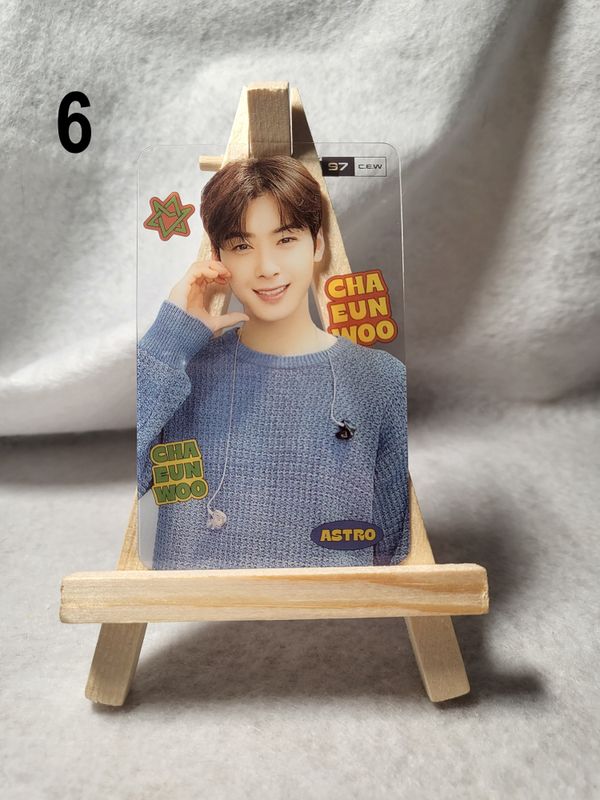 Cartes transparentes Cha Eun-Woo – Un indispensable pour les fans de K-Drama et K-Pop