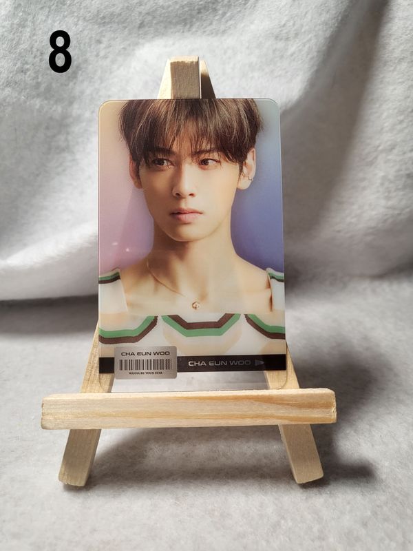 Cartes transparentes Cha Eun-Woo – Un indispensable pour les fans de K-Drama et K-Pop