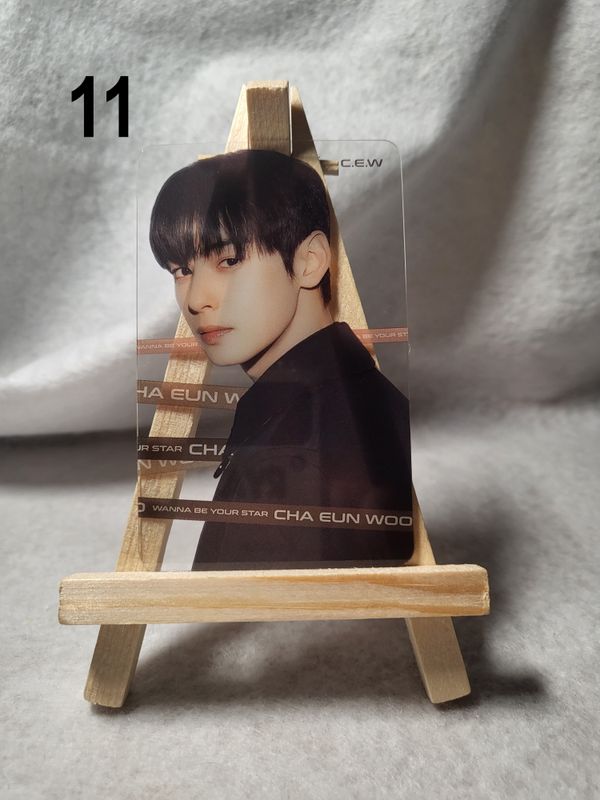 Cartes transparentes Cha Eun-Woo – Un indispensable pour les fans de K-Drama et K-Pop