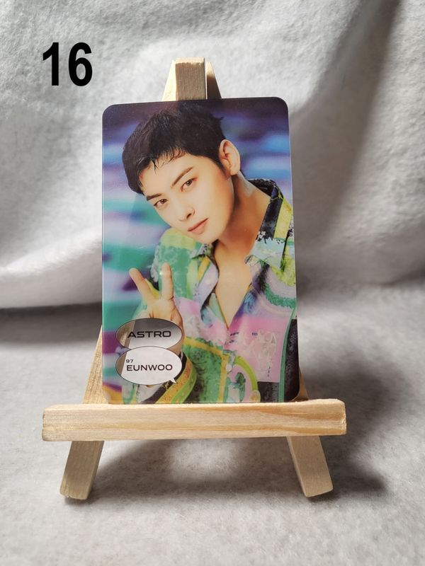 Cartes transparentes Cha Eun-Woo – Un indispensable pour les fans de K-Drama et K-Pop
