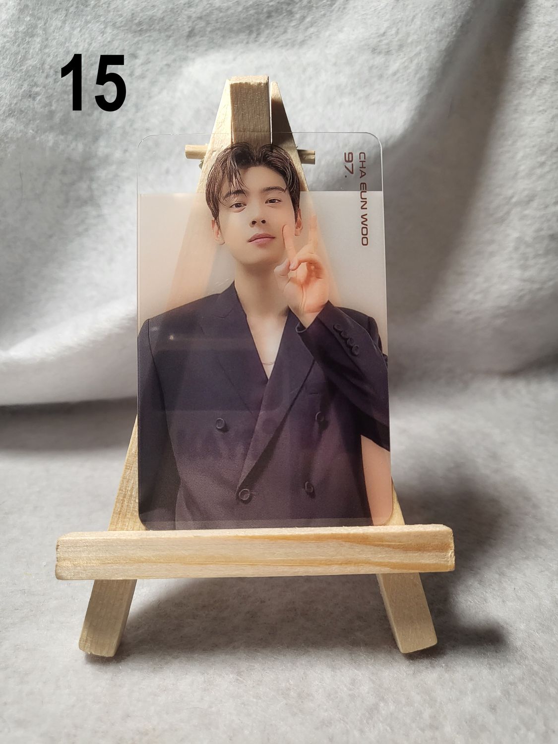 Cartes transparentes Cha Eun-Woo – Un indispensable pour les fans de K-Drama et K-Pop