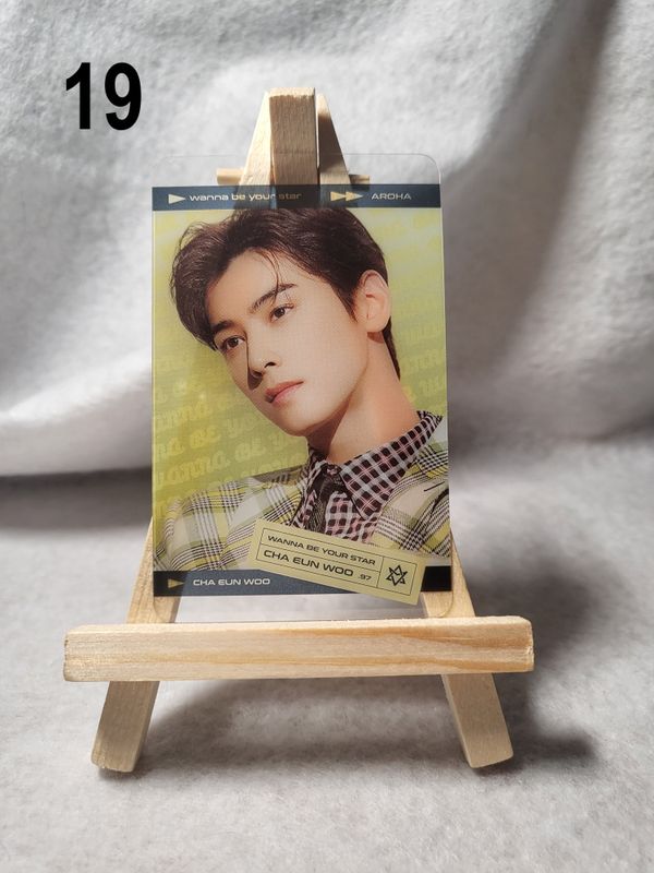 Cartes transparentes Cha Eun-Woo – Un indispensable pour les fans de K-Drama et K-Pop