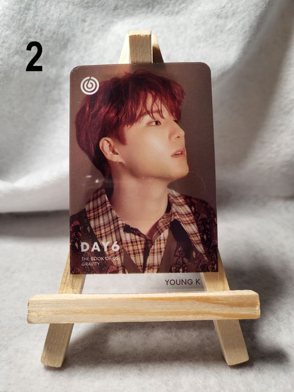 Cartes transparentes DAY6 – Pour les fans de K-Rock et K-Pop