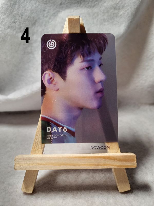 Cartes transparentes DAY6 – Pour les fans de K-Rock et K-Pop
