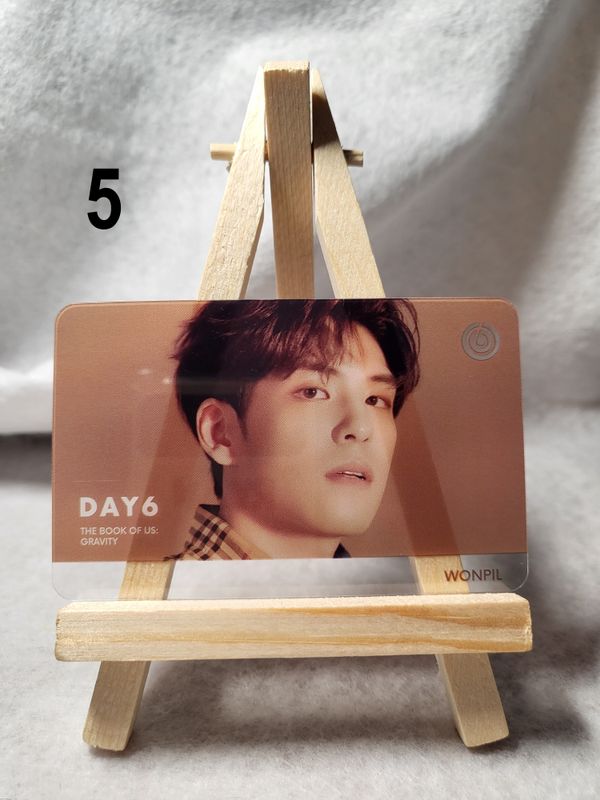 Cartes transparentes DAY6 – Pour les fans de K-Rock et K-Pop