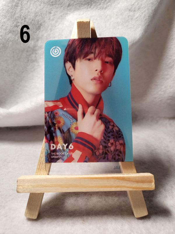 Cartes transparentes DAY6 – Pour les fans de K-Rock et K-Pop