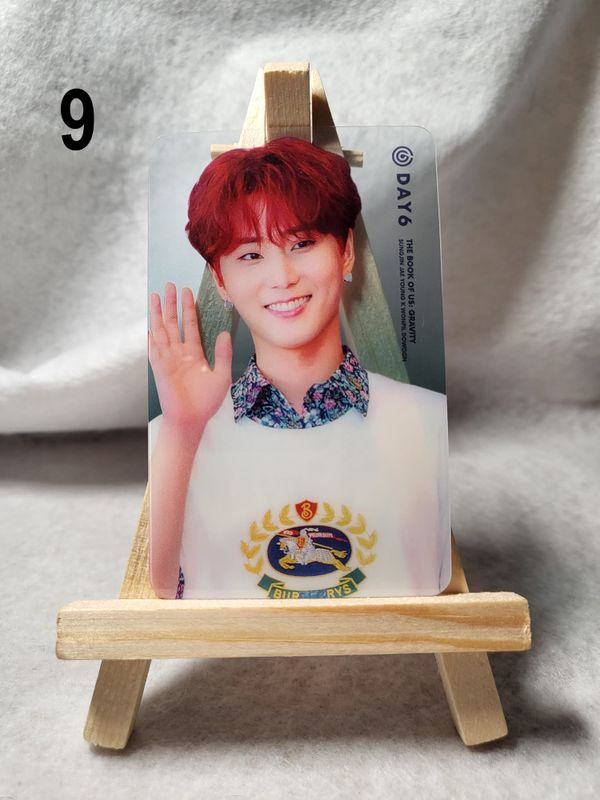 Cartes transparentes DAY6 – Pour les fans de K-Rock et K-Pop