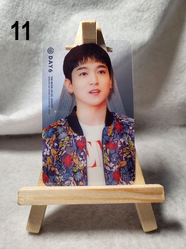 Cartes transparentes DAY6 – Pour les fans de K-Rock et K-Pop