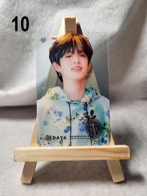 Cartes transparentes DAY6 – Pour les fans de K-Rock et K-Pop