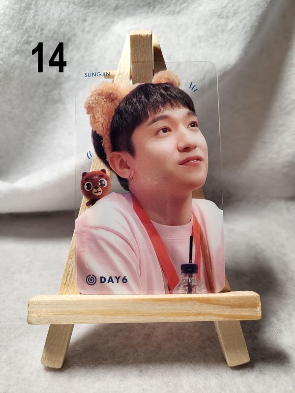 Cartes transparentes DAY6 – Pour les fans de K-Rock et K-Pop
