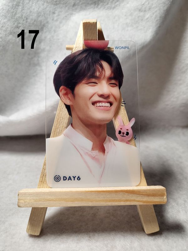 Cartes transparentes DAY6 – Pour les fans de K-Rock et K-Pop