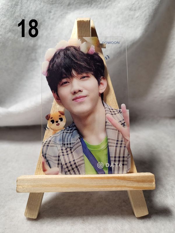 Cartes transparentes DAY6 – Pour les fans de K-Rock et K-Pop